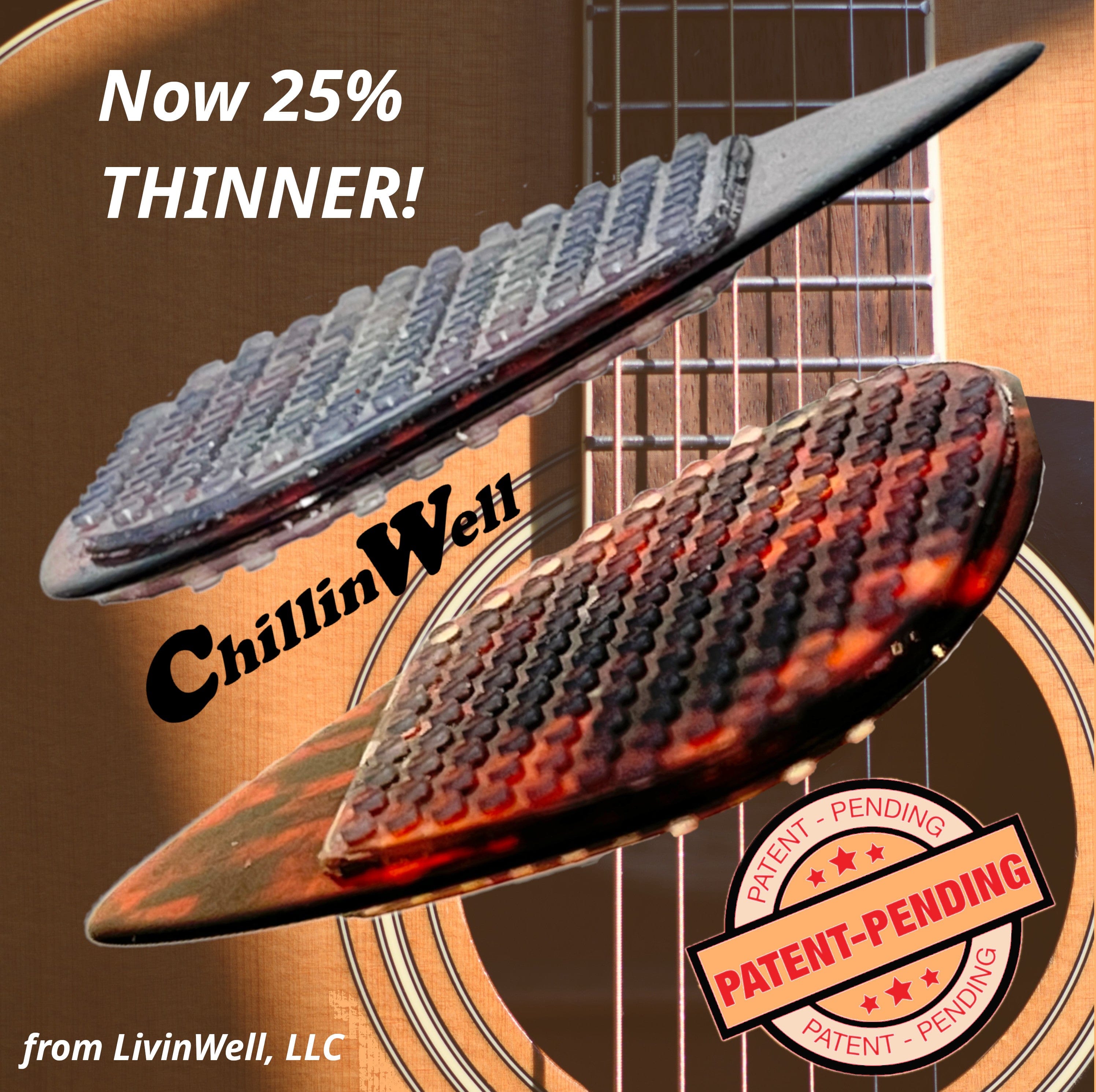 ChillinWell Guitar Pick Grips (16 pc)